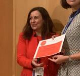 Director Gabi Lombardo gives prize-speech at Young Academy of Europe annual meeting